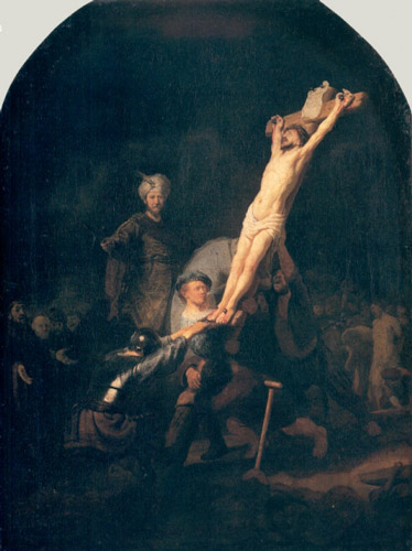 Rembrandt RaisingoftheCross - رامبراند ، هنرمند نقاش