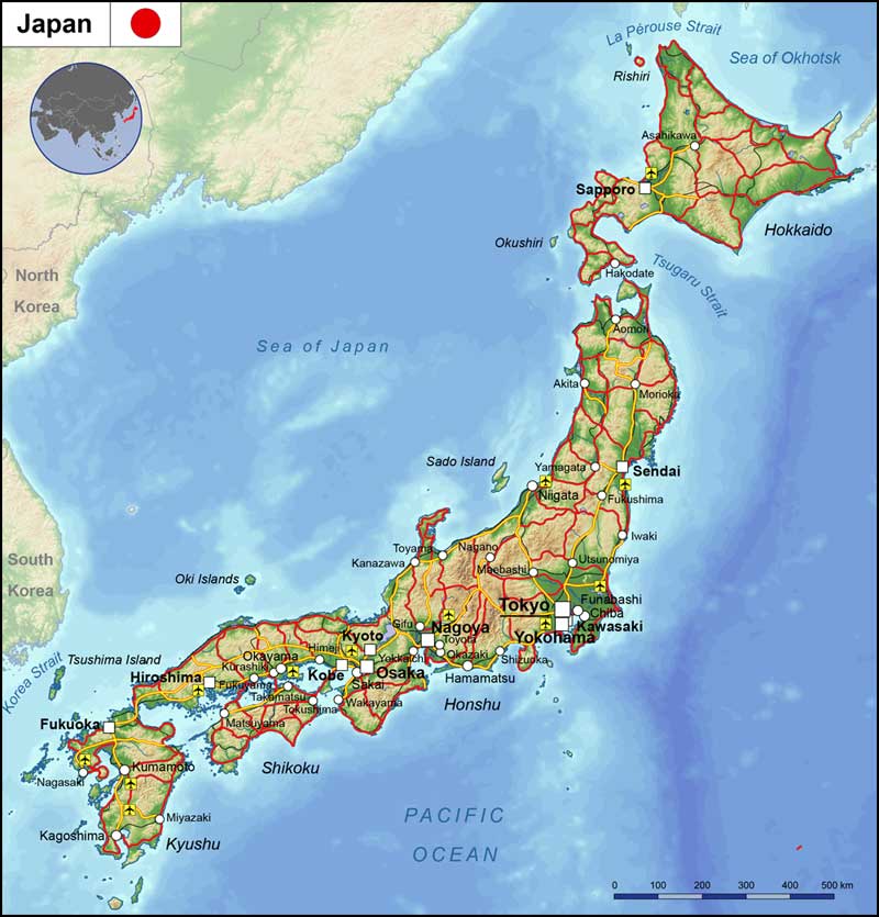 geography japan - هنر و تمدن شرق ( ژاپن )