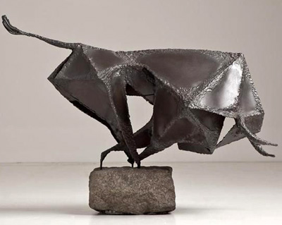 metal sculpture 2 - مجسمه سازی با فلز