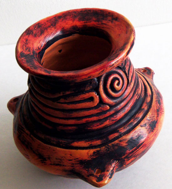 patina pottery - کاربرد پتینه روی سفال
