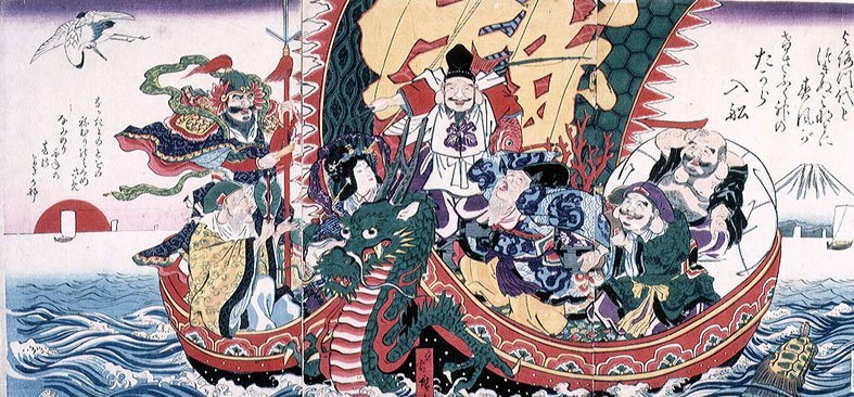 seven lucky - هنر و تمدن شرق ( ژاپن )