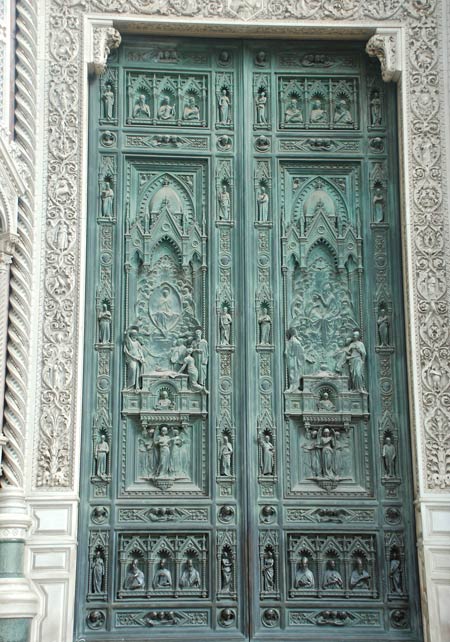 bronze door relief - تاریخچه نقش برجسته در جهان