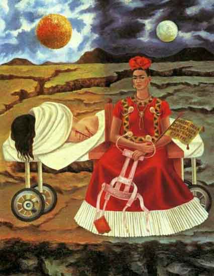 frida kahlo 2 - آموزش نقاشی سورئالیسم