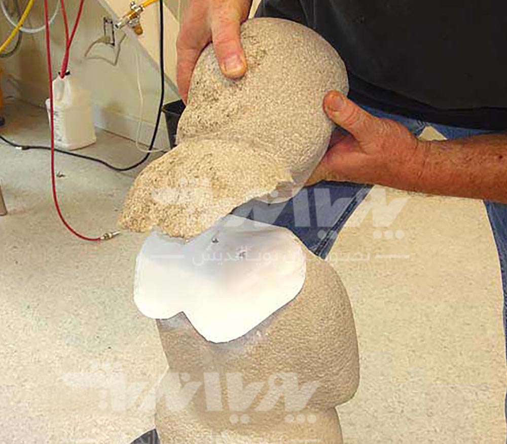 mojasameha - بازسازی مجسمه سنگی