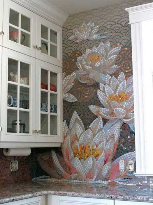 wall mosaic - آموزش کاشی شکسته