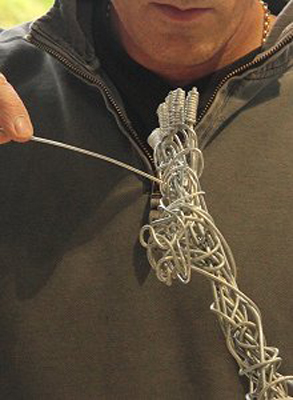 wired sculpture 10 - نحوه‌ی ساخت مجسمه‌ سیمی