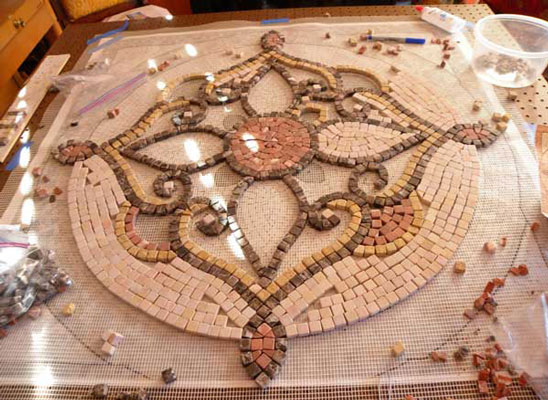 mosaic art net - آشنایی با مقدمات هنر معرق کاشي