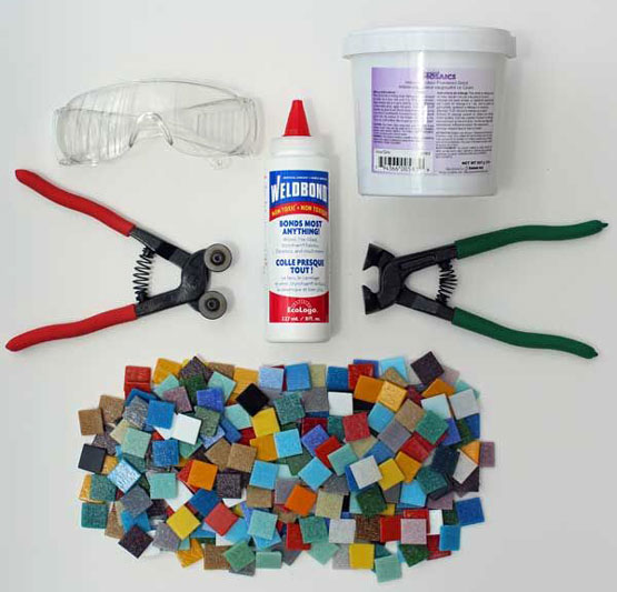 mosaic art tools - آشنایی با مقدمات هنر معرق کاشي