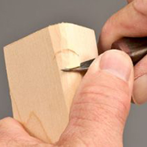 step 2 - آموزش منبت کاری صورت روی چوب