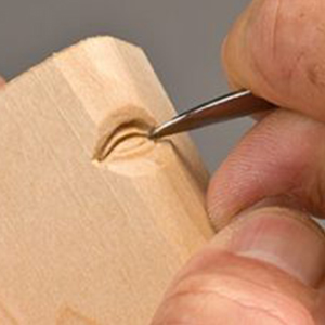 step 8 - آموزش منبت کاری صورت روی چوب
