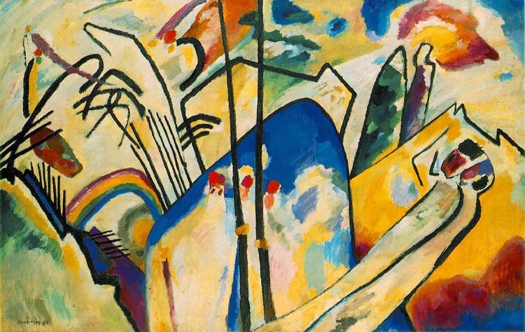 20th Century Art Wassily Kandinsky - مقایسه هنر انتزاعی و هنر فیگوراتیو
