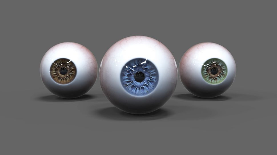eyes - مدل سازی چشم در زیبراش