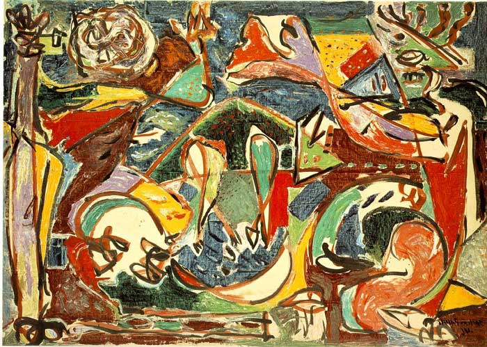 famous abstract expressionism art - مقایسه هنر انتزاعی و هنر فیگوراتیو