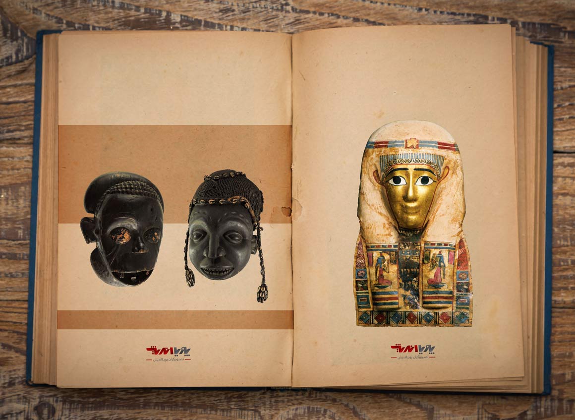 masks in african - مجسمه سازی در آفریقا