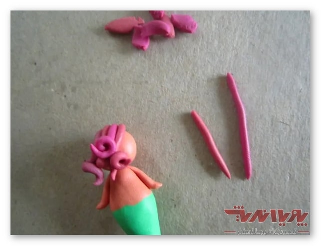 Make a Cute Polymer Clay Mermaid 2 min - چگونه یک پری دریایی با خاک پلیمری بسازیم؟ + آموزش تصویری مراحل