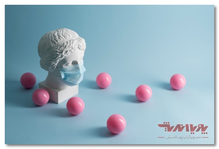 marble sculpture historical figure with medical mask balls min - متریال‌های مورد استفاده در مجسمه سازی + راهنمایی کامل